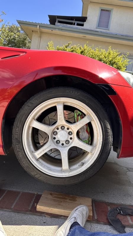close-up of the old wheel