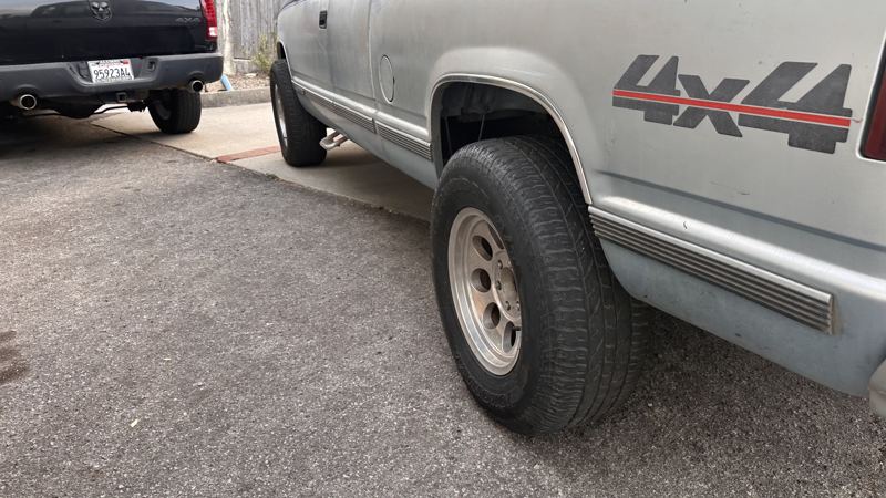 4x4 decal on the bedside